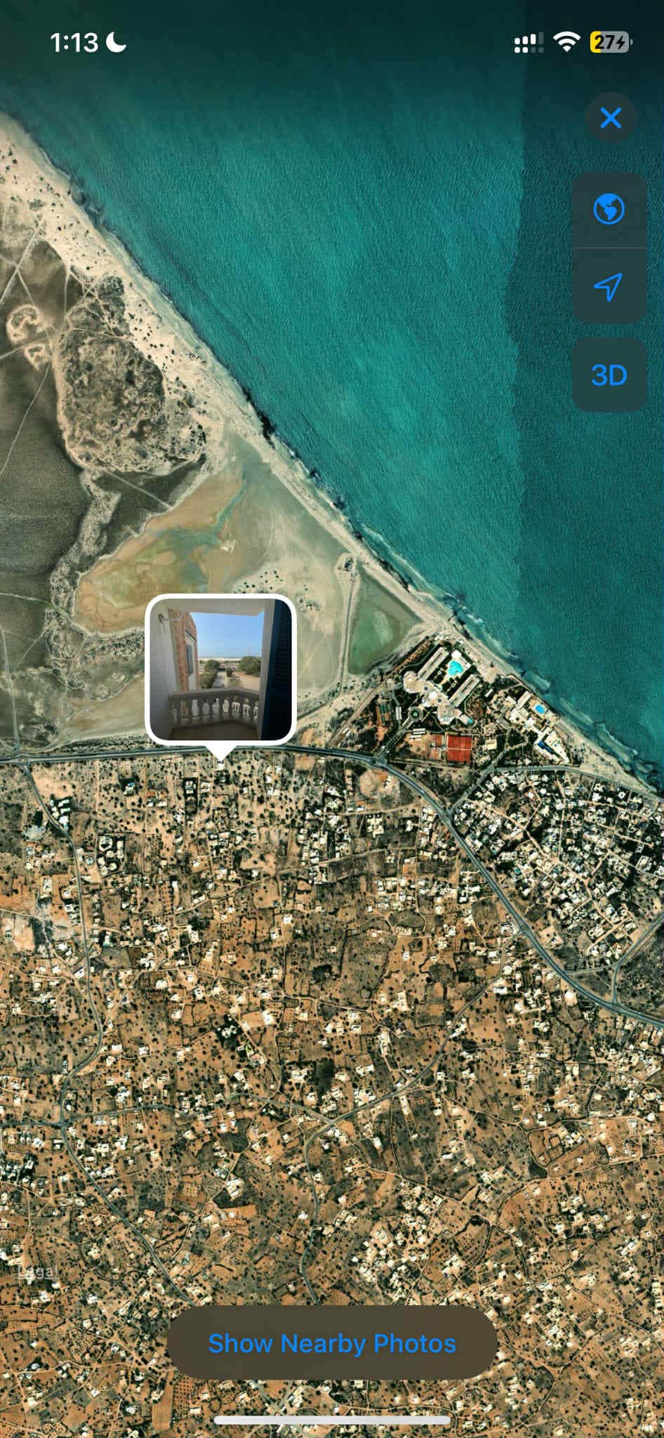 Appartement vue sur mer à la zone touristique — Midoun, Djerba
