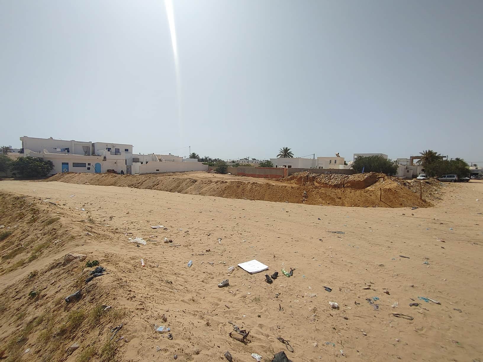 Terrain stratégique midoun centre r2 titre indivi — vue extérieure à Midoun, Djerba