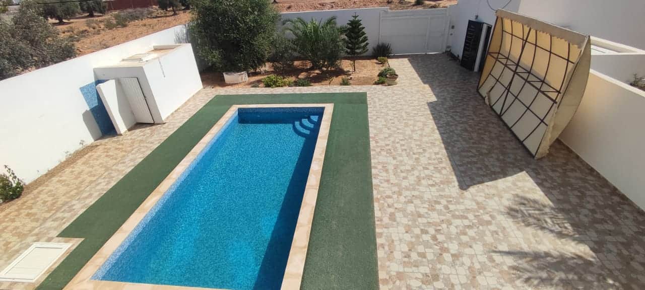 Villa avec piscine youssef — intérieur