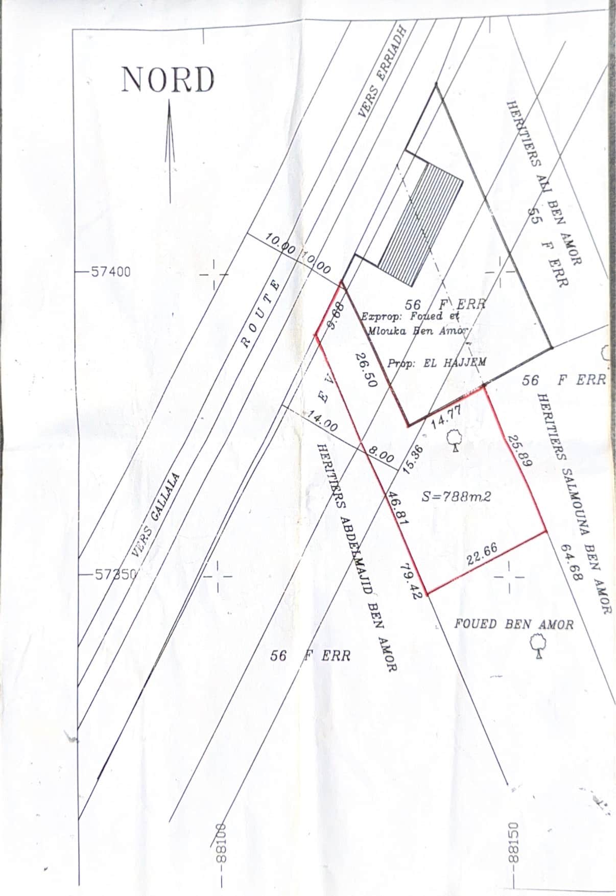 Terrain de 788 avec appartement avec appartement — Erriadh, Djerba