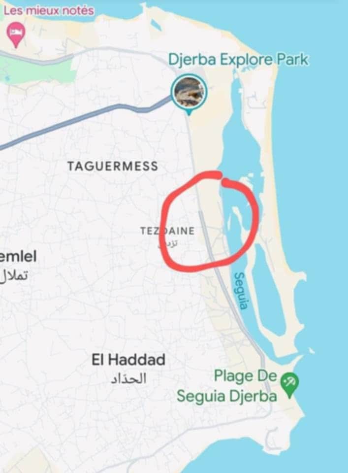 Villa à jerba avec piscine partagée — vue extérieure à Midoun, Djerba