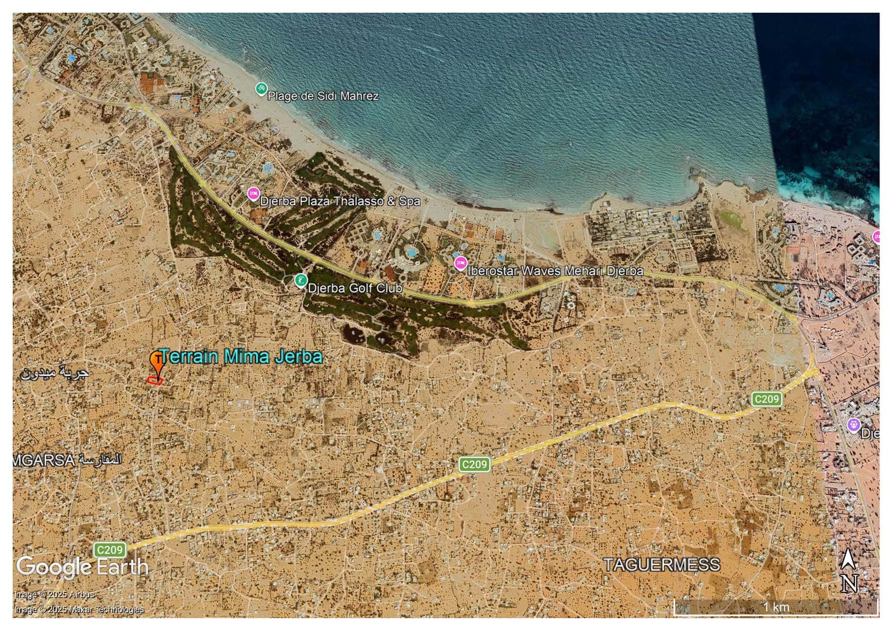1790 m2 à midoun à ne pas rater — vue extérieure à Midoun, Djerba