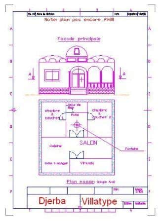 Promo djerba maison 100 m plan au choix — Ajim, Djerba