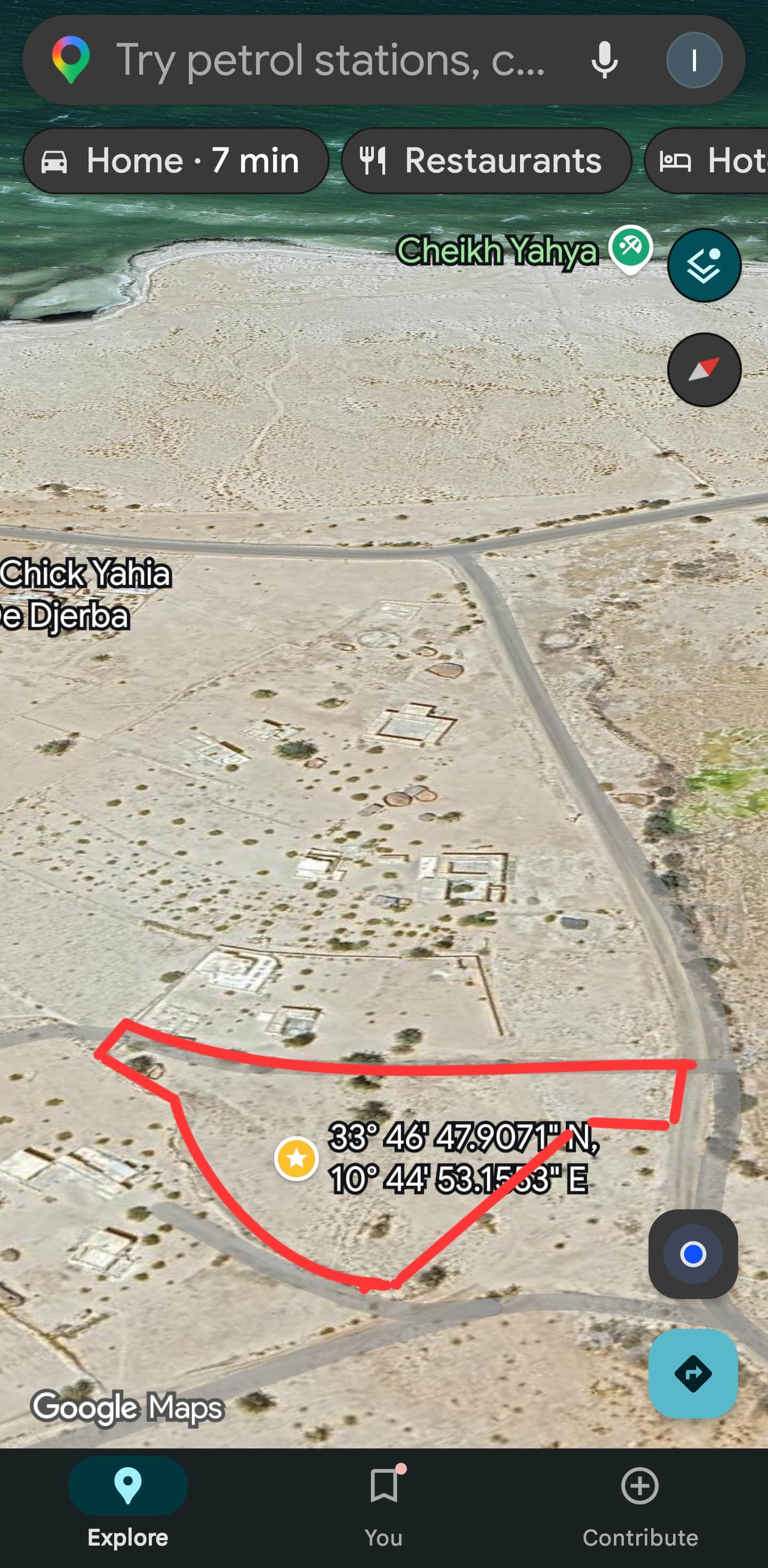 Grand terrain de à chikh yahia djerba — Ajim, Djerba