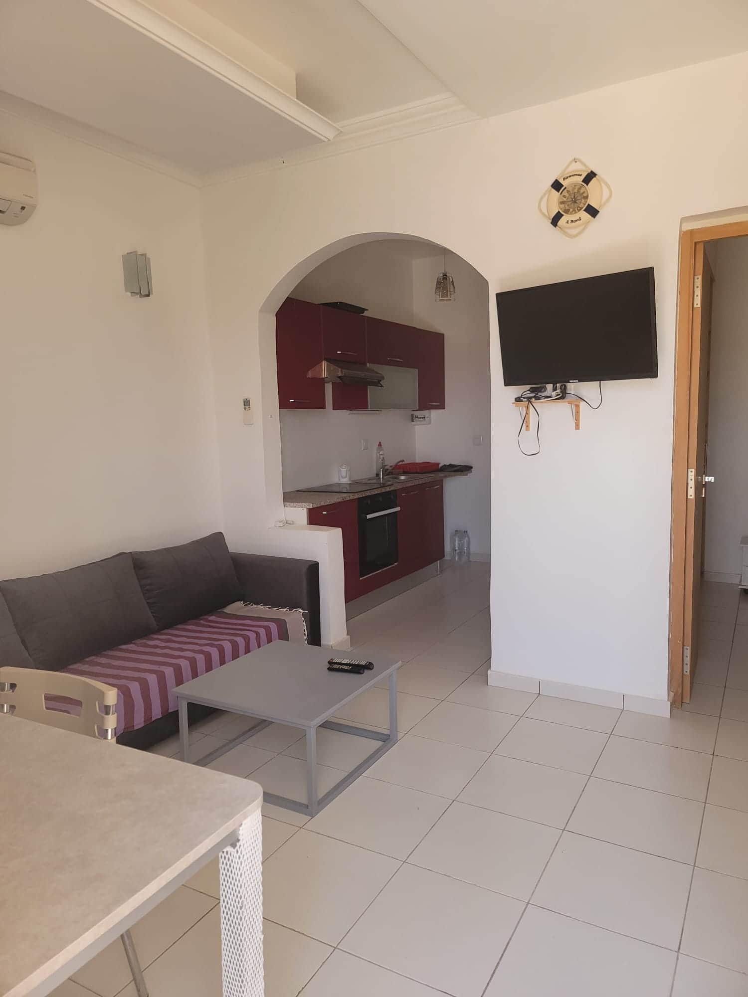 Appartement 2 pièces climatisé cuisine sdb wc — vue extérieure à Midoun, Djerba