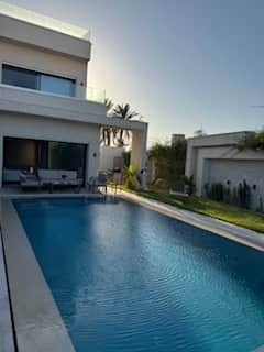 Villa sur phare teguermess — vue extérieure à Midoun, Djerba