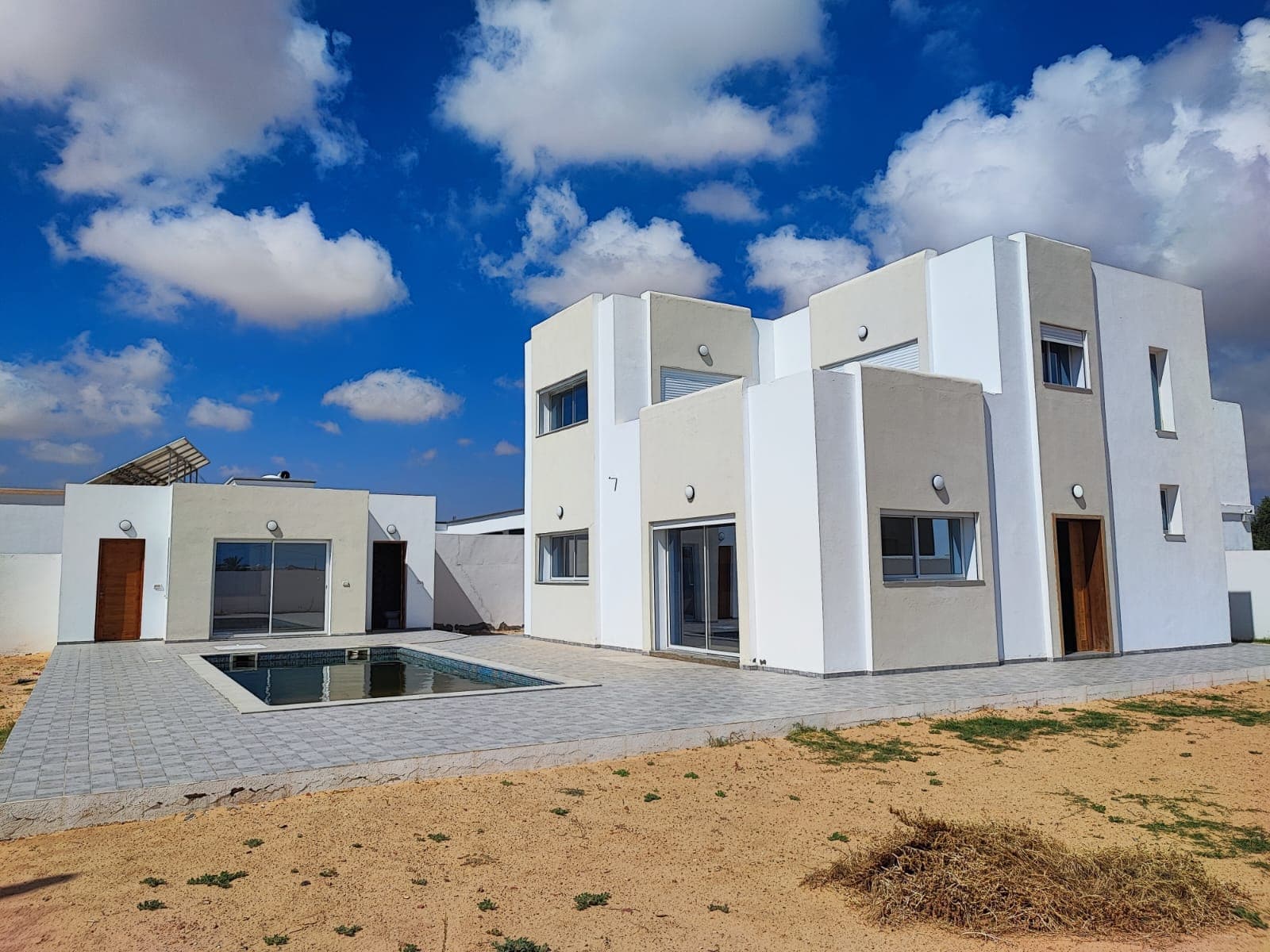 Villa à aghir djerba — façade — villa à Aghir