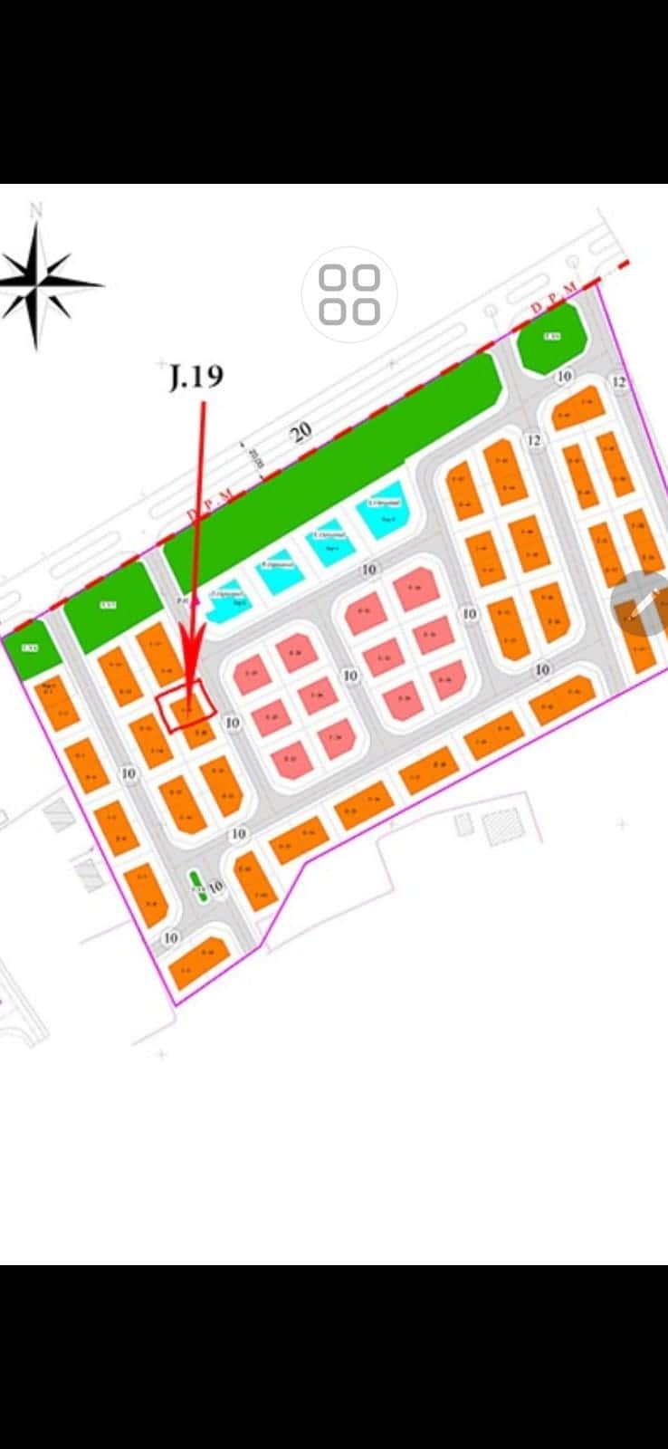 Terrain titre bleu ind djerba ajim laghouane — Ajim, Djerba